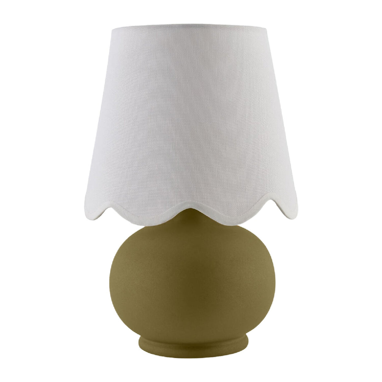 Modern European furniture - Scalloped Raffia Accent Table Lamp - www.oroa.com