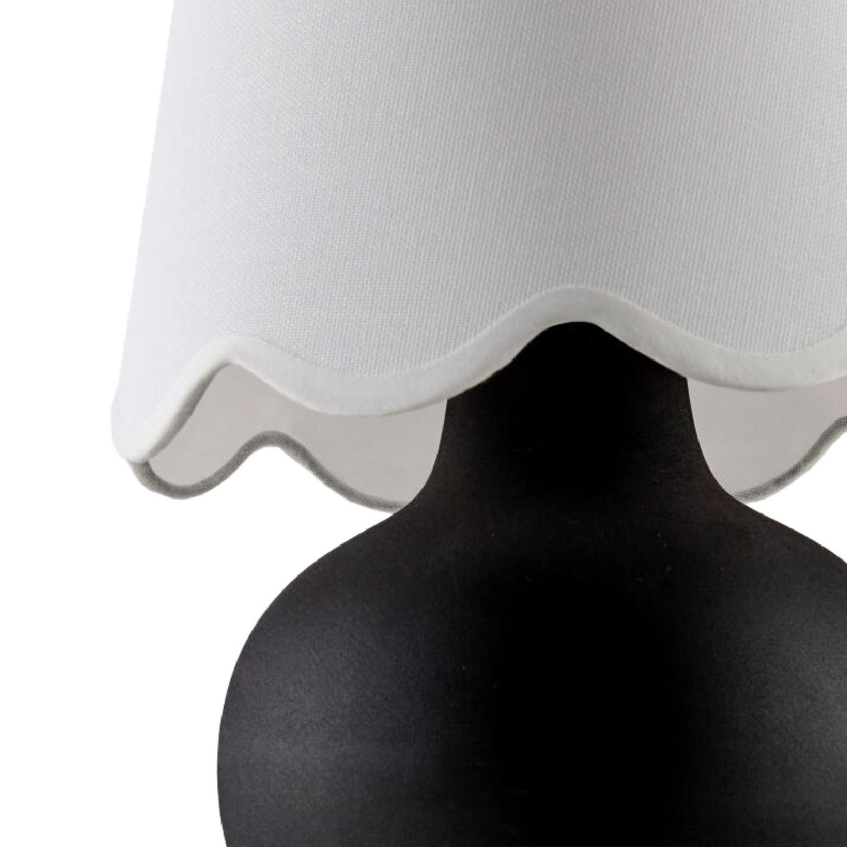 Modern European furniture - Scalloped Raffia Accent Table Lamp - www.oroa.com