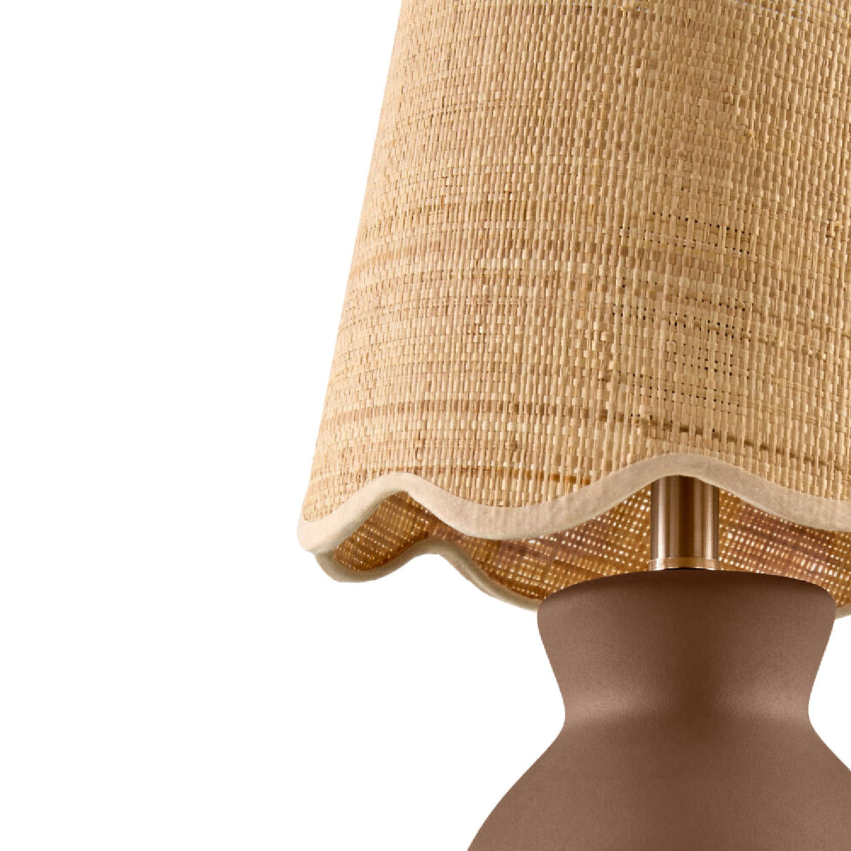 Modern European furniture - Scalloped Edge Accent Table Lamp - www.oroa.com