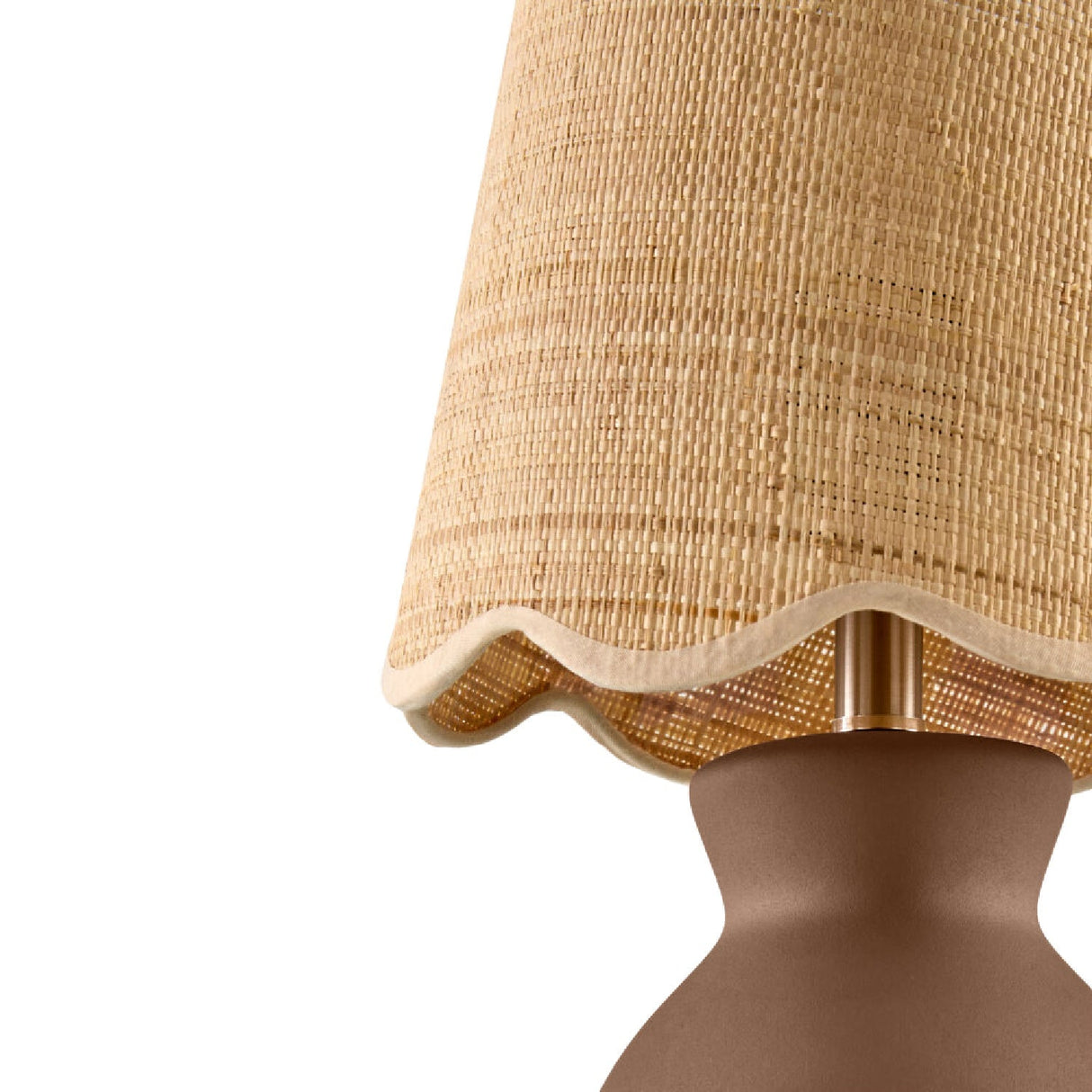 Modern European furniture - Scalloped Edge Accent Table Lamp - www.oroa.com