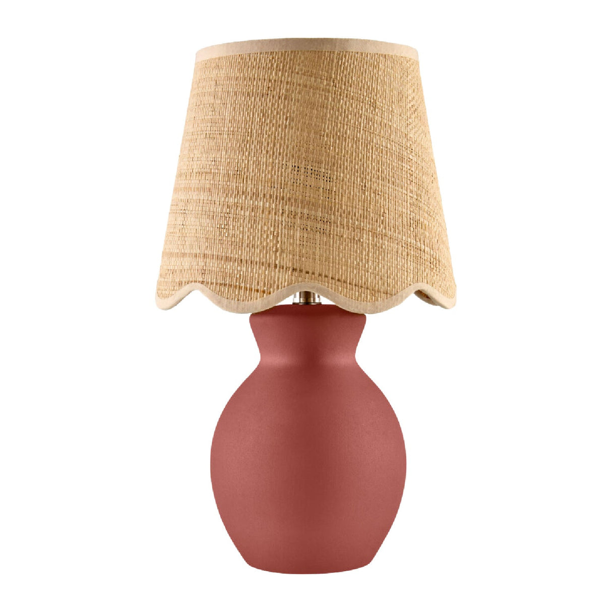 Modern European furniture - Scalloped Edge Accent Table Lamp - www.oroa.com