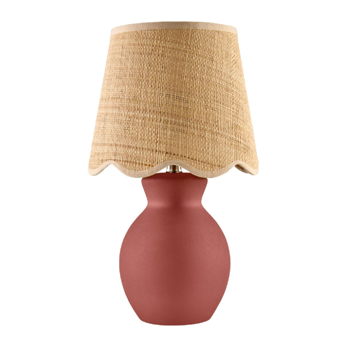 Modern European furniture - Scalloped Edge Accent Table Lamp - www.oroa.com