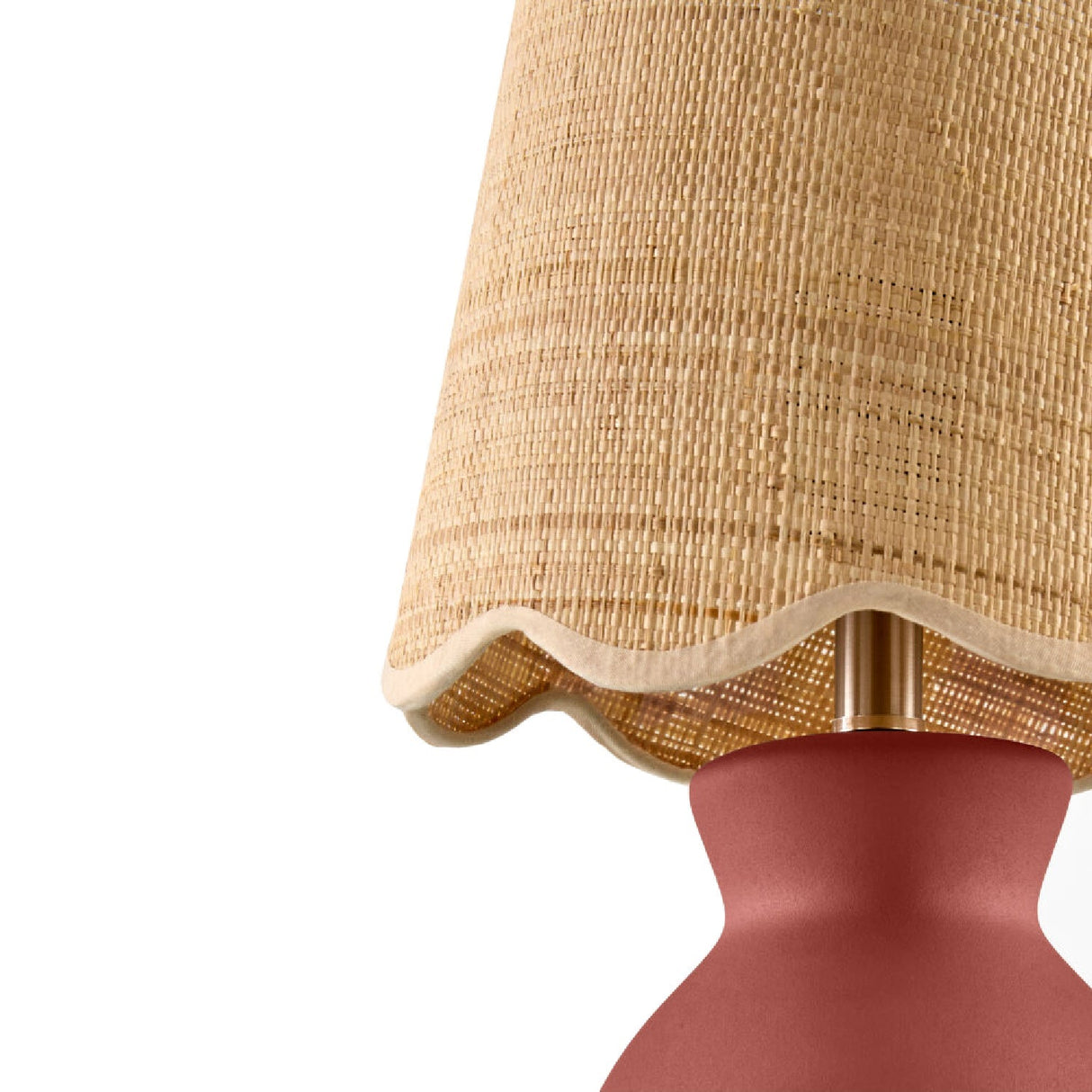 Modern European furniture - Scalloped Edge Accent Table Lamp - www.oroa.com