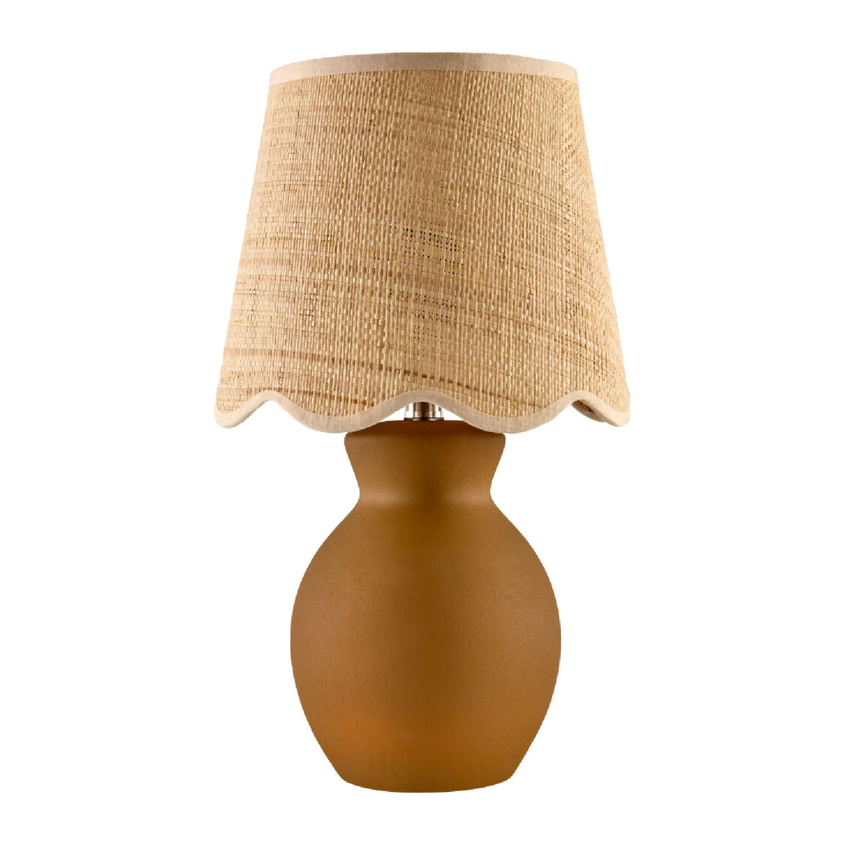 Modern European furniture - Scalloped Edge Accent Table Lamp - www.oroa.com
