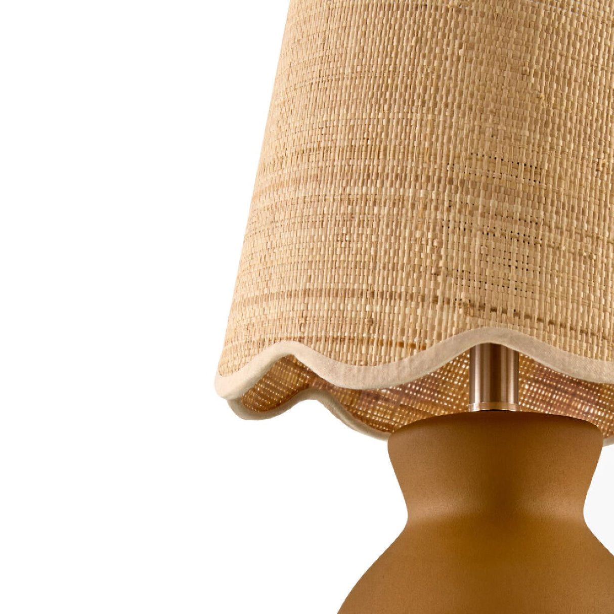 Modern European furniture - Scalloped Edge Accent Table Lamp - www.oroa.com