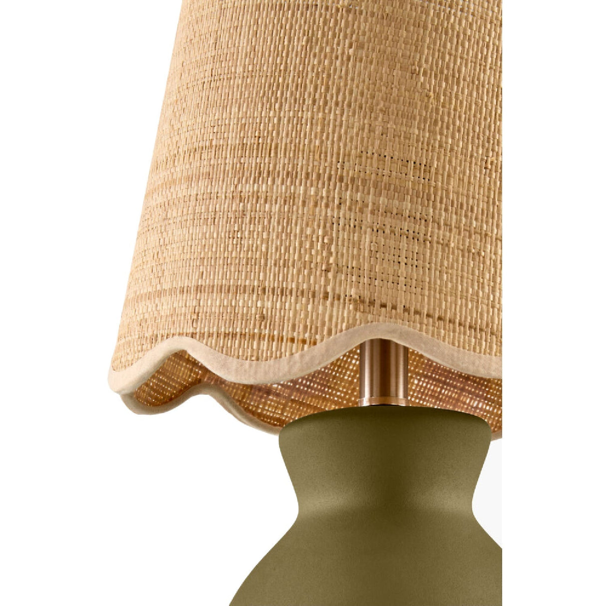 Modern European furniture - Scalloped Edge Accent Table Lamp - www.oroa.com