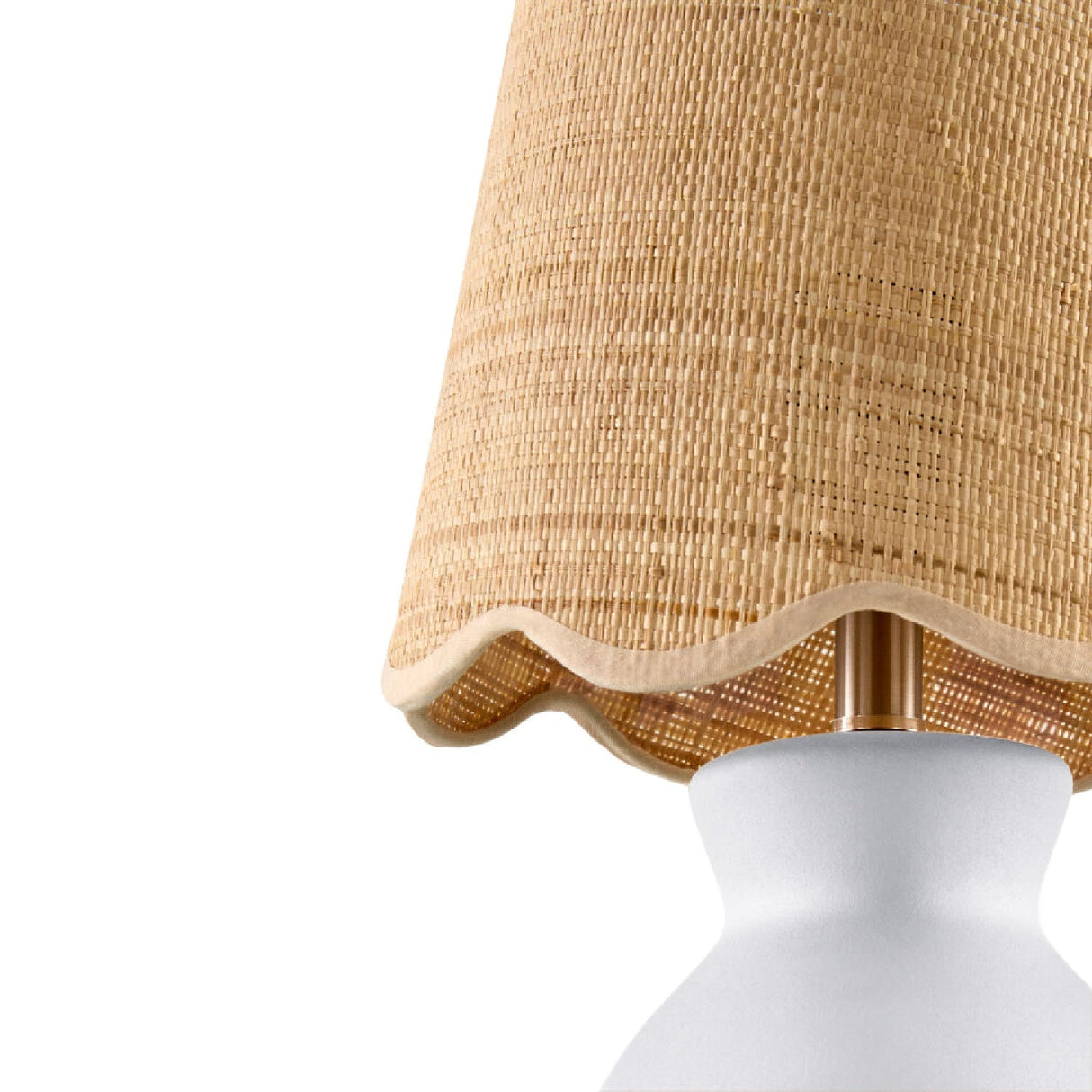 Modern European furniture - Scalloped Edge Accent Table Lamp - www.oroa.com