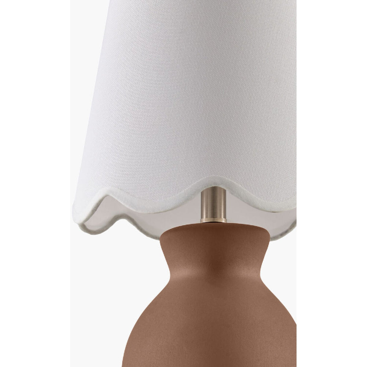 Modern European furniture - Scalloped Edge Accent Table Lamp - www.oroa.com