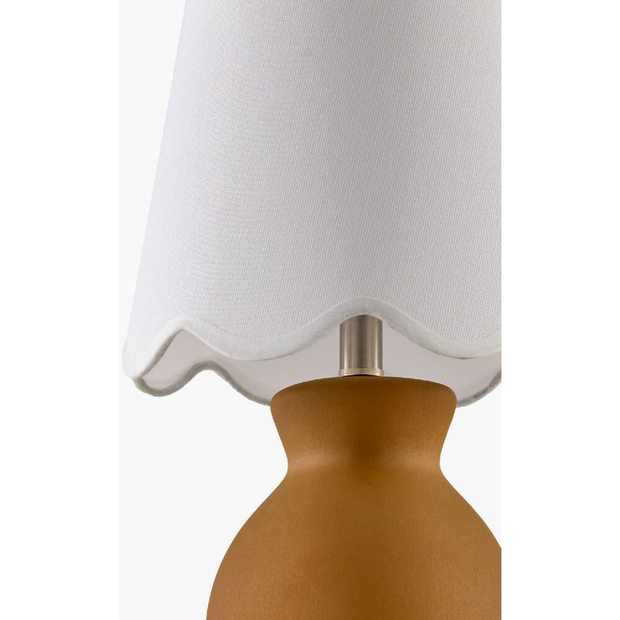 Modern European furniture - Scalloped Edge Accent Table Lamp - www.oroa.com