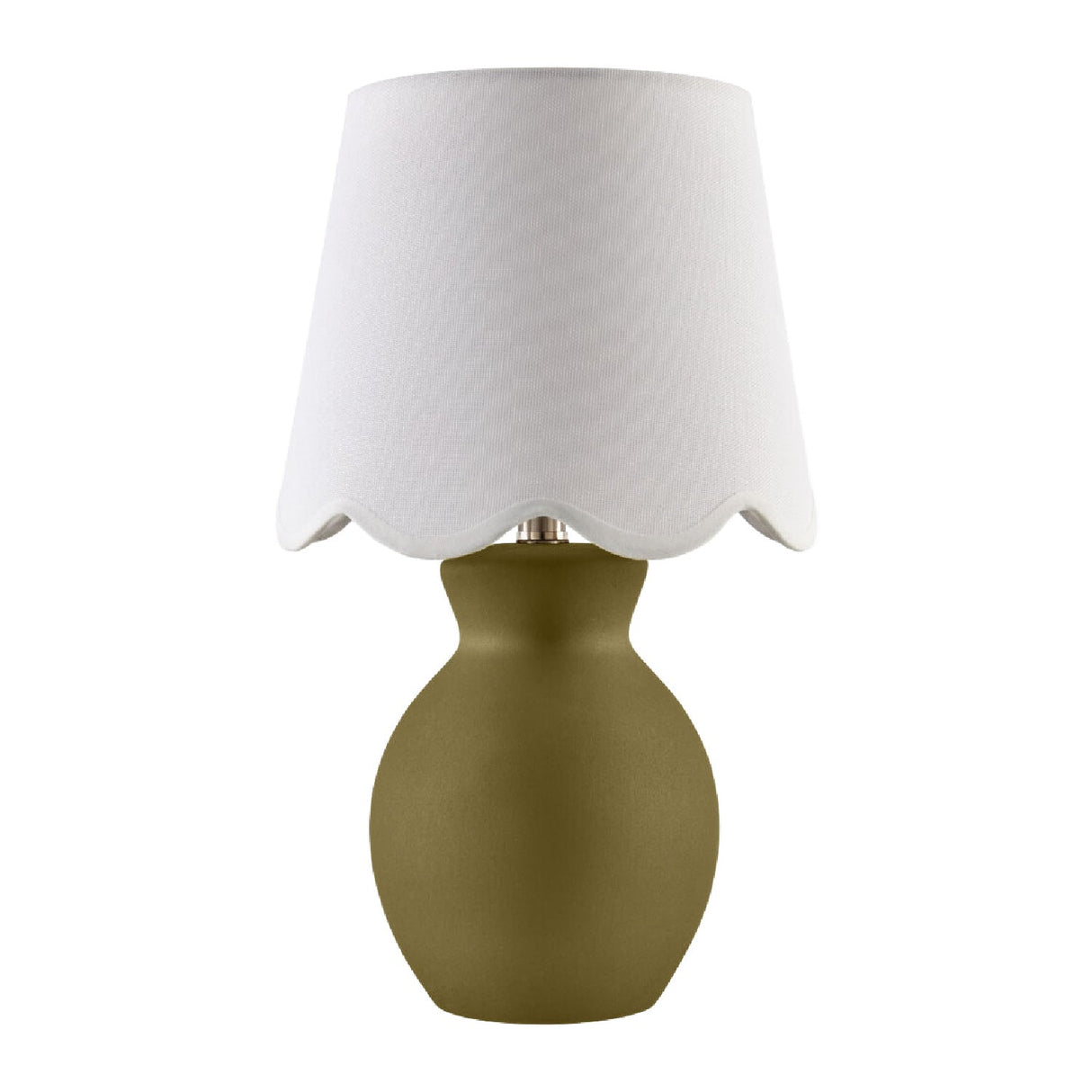 Modern European furniture - Scalloped Edge Accent Table Lamp - www.oroa.com