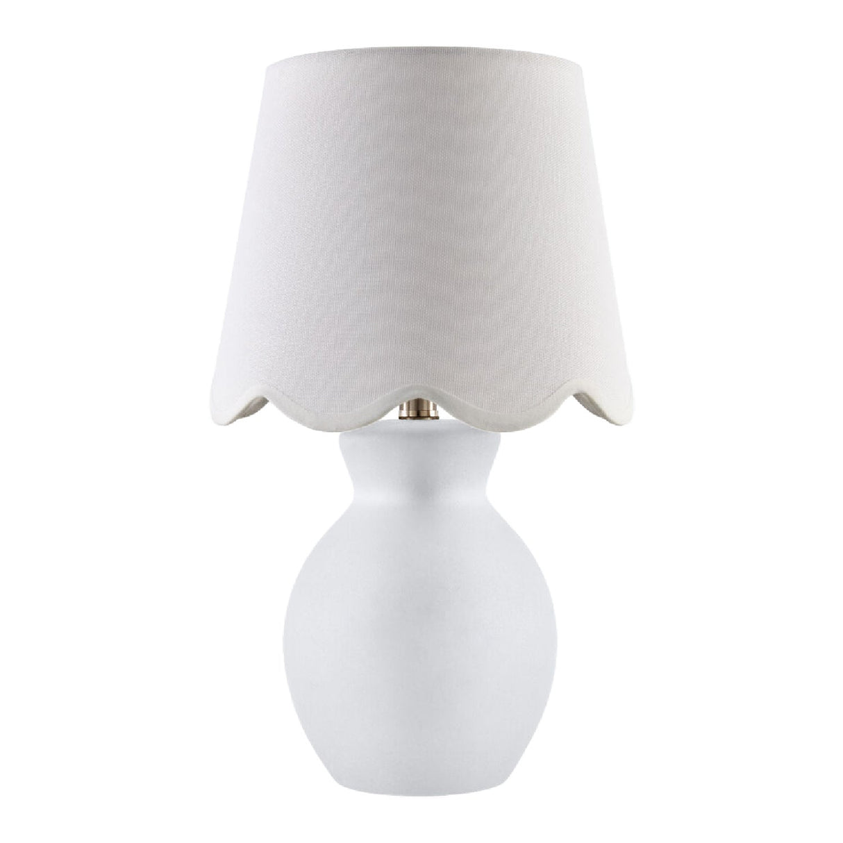Modern European furniture - Scalloped Edge Accent Table Lamp - www.oroa.com