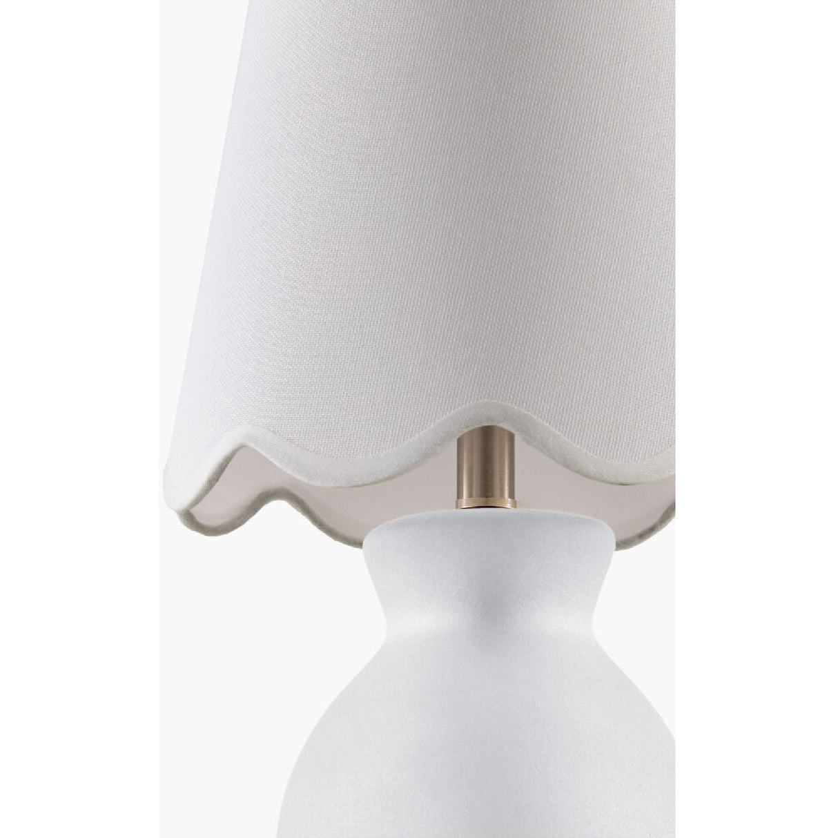 Modern European furniture - Scalloped Edge Accent Table Lamp - www.oroa.com