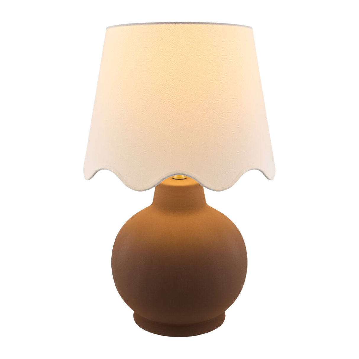 Modern European furniture - Wavy Linen Ceramic Table Lamp - www.oroa.com