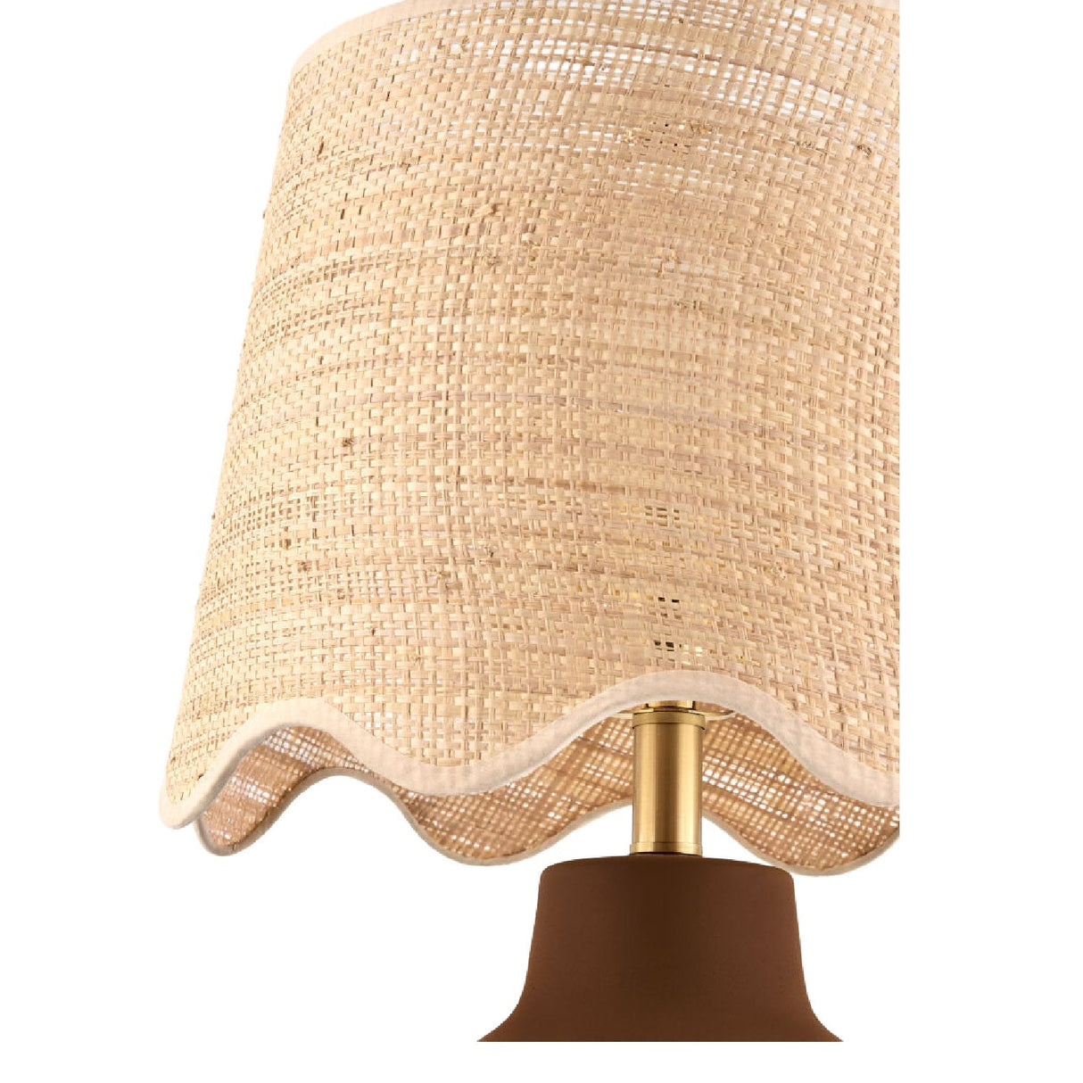 Modern European furniture - Wavy Linen Ceramic Table Lamp - www.oroa.com