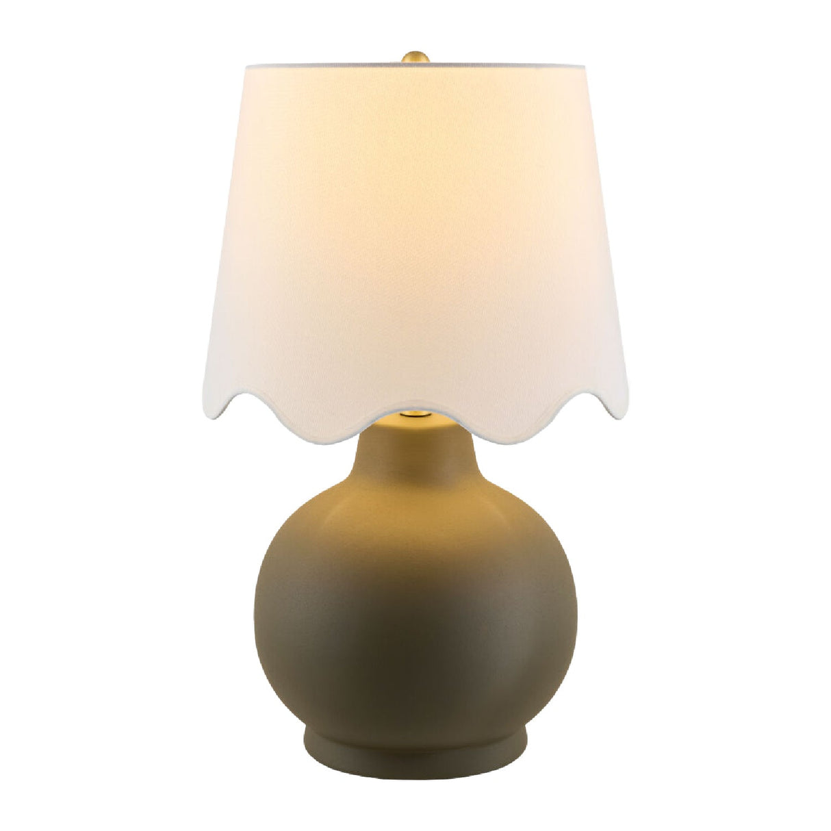 Modern European furniture - Wavy Linen Ceramic Table Lamp - www.oroa.com