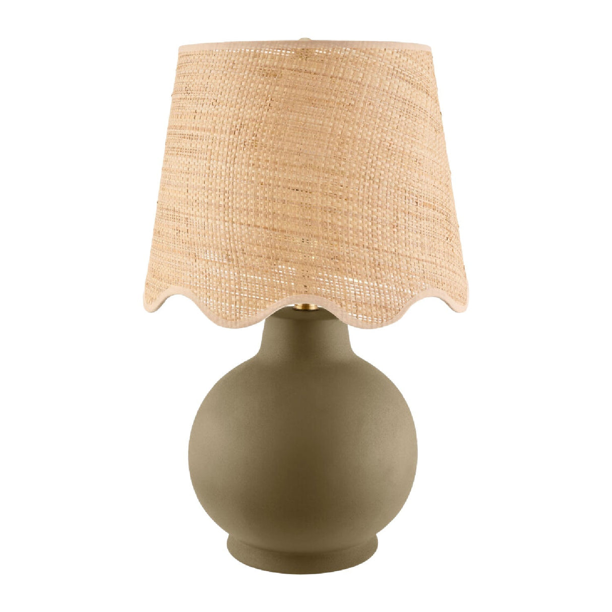 Modern European furniture - Wavy Linen Ceramic Table Lamp - www.oroa.com
