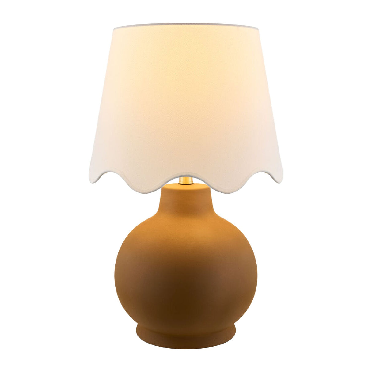 Modern European furniture - Wavy Linen Ceramic Table Lamp - www.oroa.com