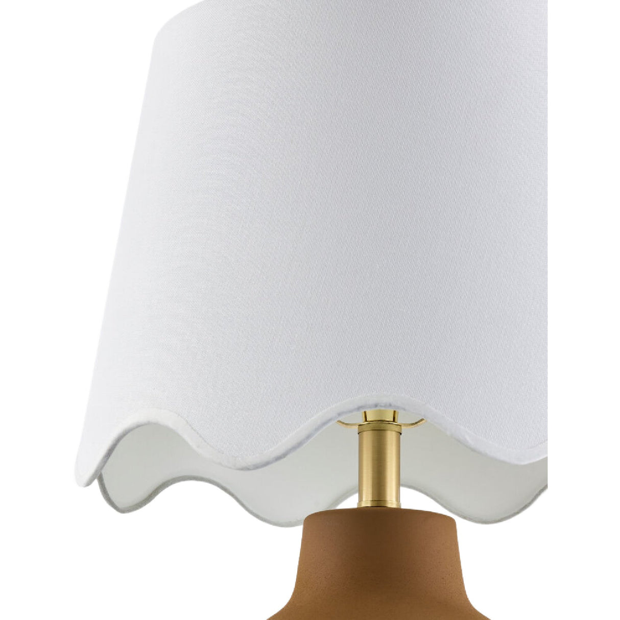 Modern European furniture - Wavy Linen Ceramic Table Lamp - www.oroa.com