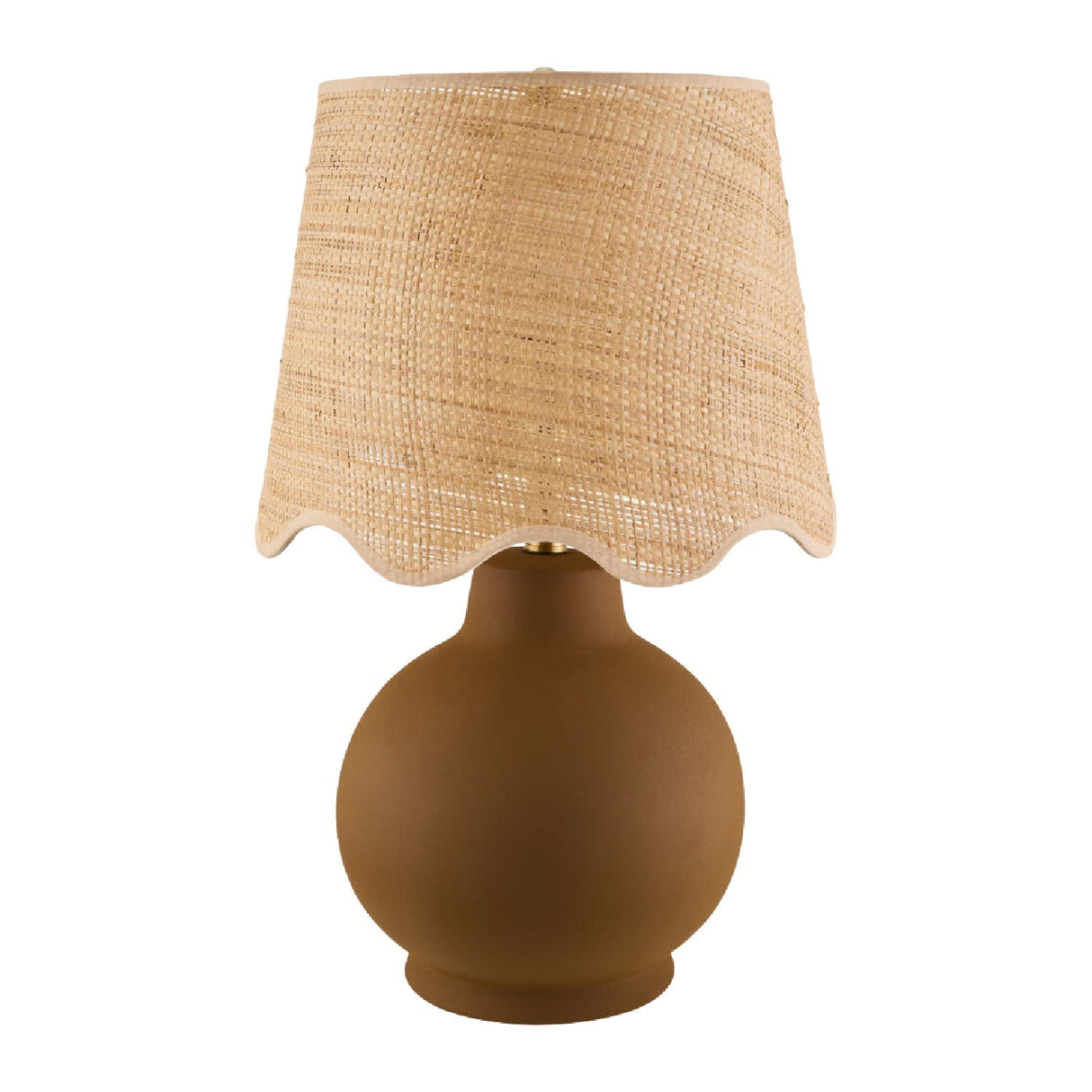 Modern European furniture - Wavy Linen Ceramic Table Lamp - www.oroa.com