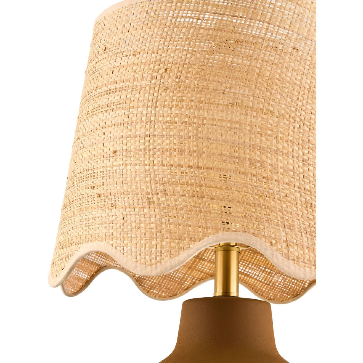 Modern European furniture - Wavy Linen Ceramic Table Lamp - www.oroa.com