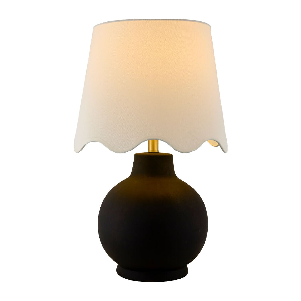 Modern European furniture - Wavy Linen Ceramic Table Lamp - www.oroa.com