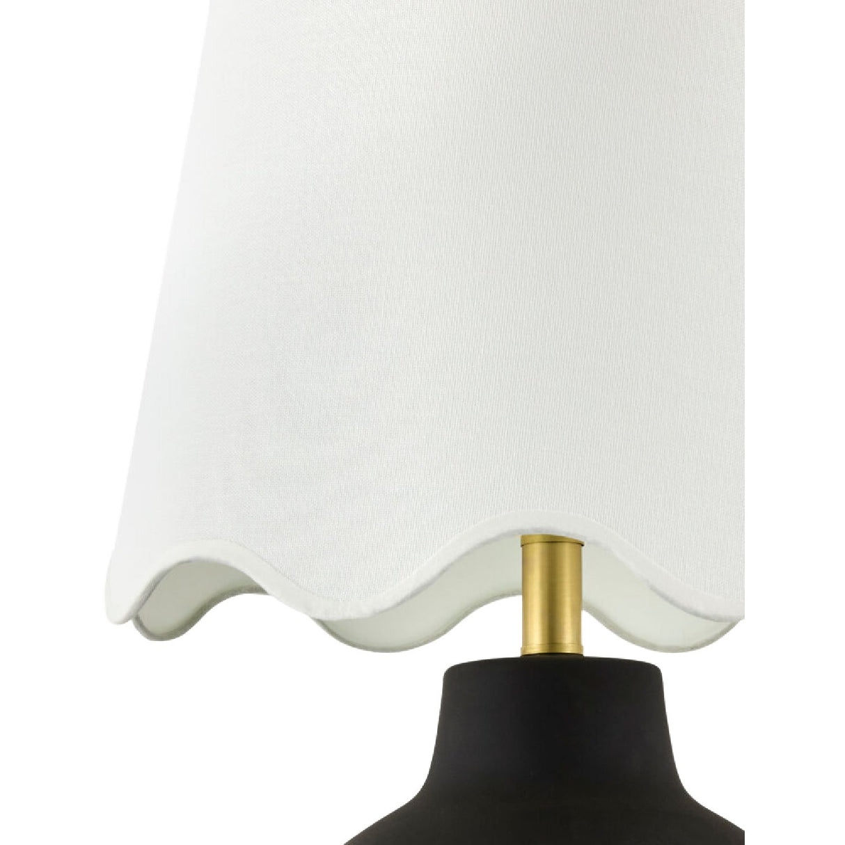 Modern European furniture - Wavy Linen Ceramic Table Lamp - www.oroa.com