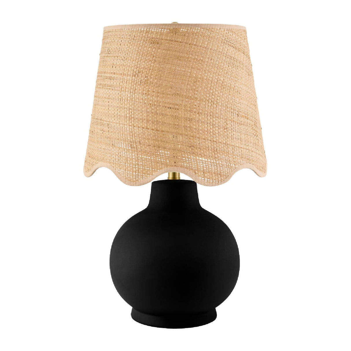 Modern European furniture - Wavy Linen Ceramic Table Lamp - www.oroa.com