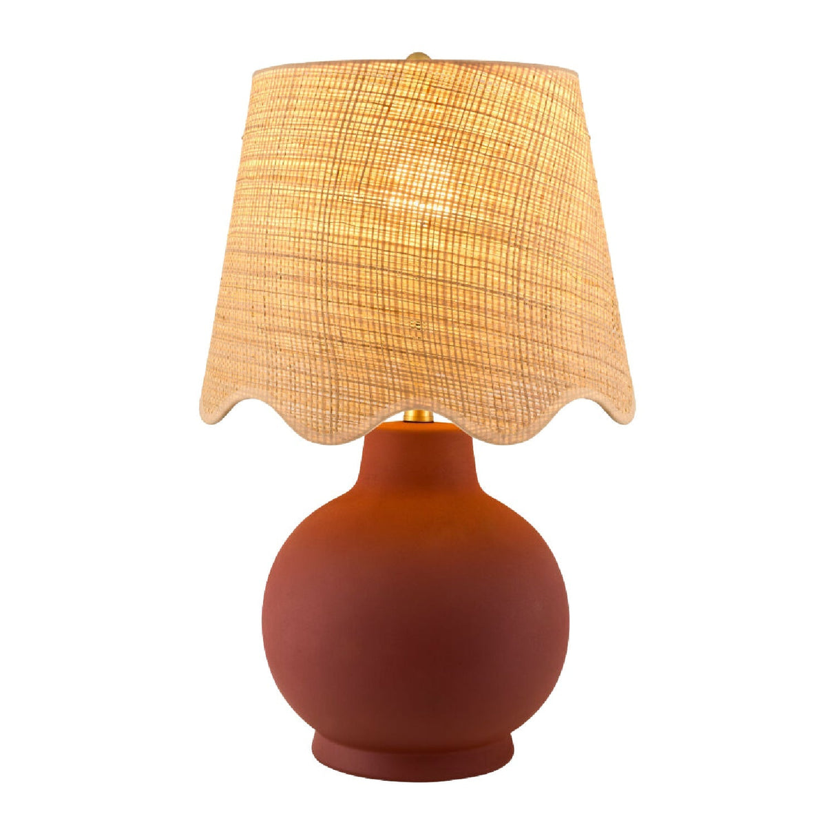 Modern European furniture - Wavy Linen Ceramic Table Lamp - www.oroa.com