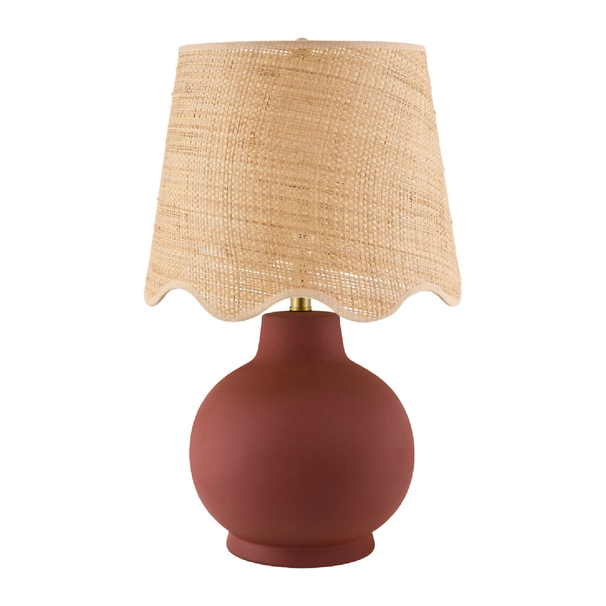 Modern European furniture - Wavy Linen Ceramic Table Lamp - www.oroa.com