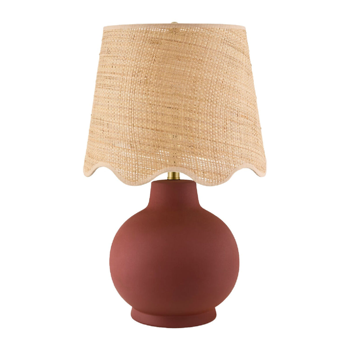 Modern European furniture - Wavy Linen Ceramic Table Lamp - www.oroa.com
