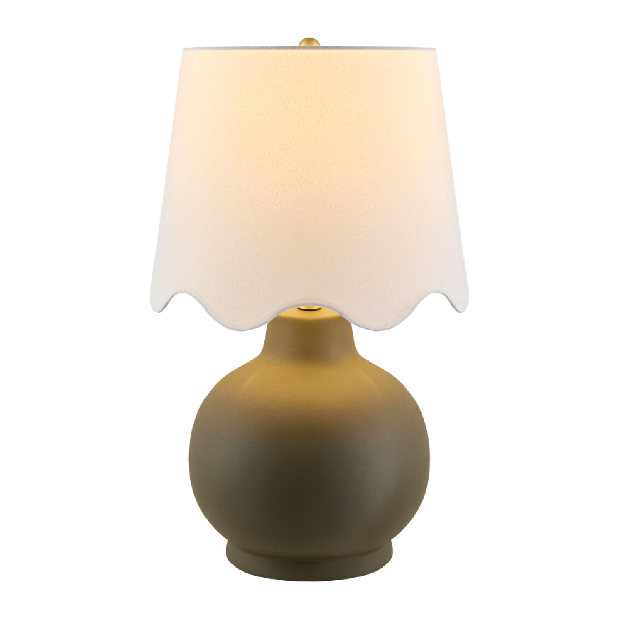 Modern European furniture - Wavy Linen Ceramic Table Lamp - www.oroa.com
