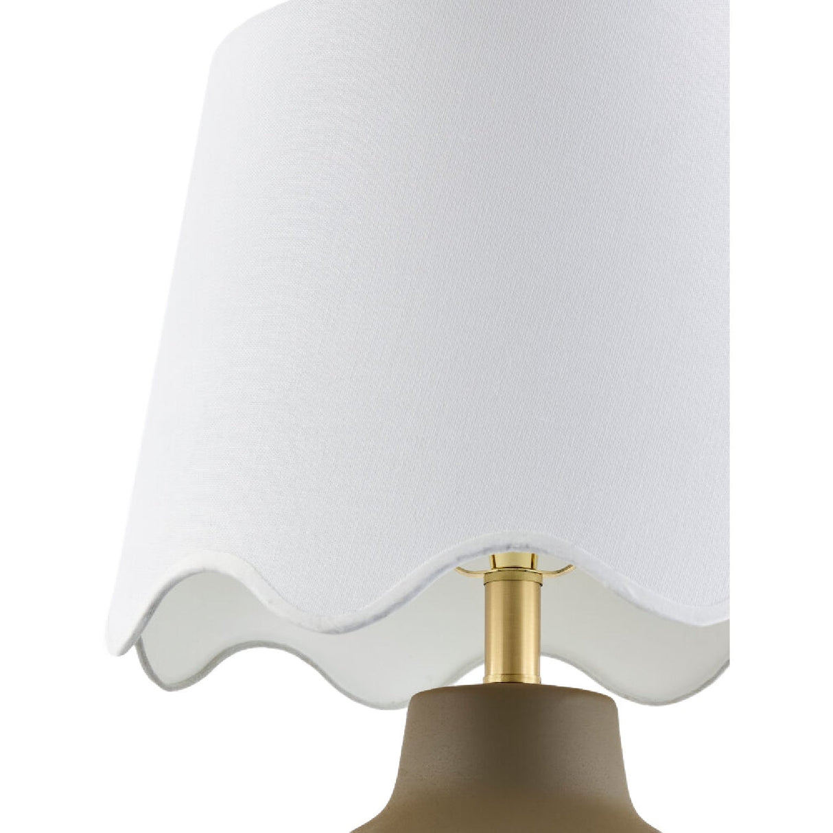 Modern European furniture - Wavy Linen Ceramic Table Lamp - www.oroa.com