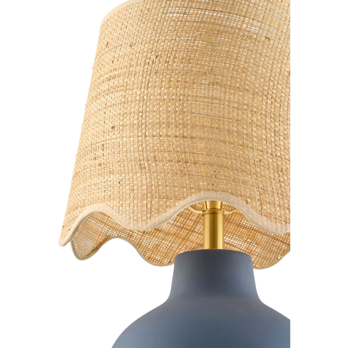 Modern European furniture - Wavy Linen Ceramic Table Lamp - www.oroa.com