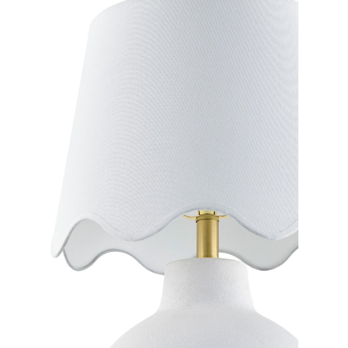 Modern European furniture - Wavy Linen Ceramic Table Lamp - www.oroa.com