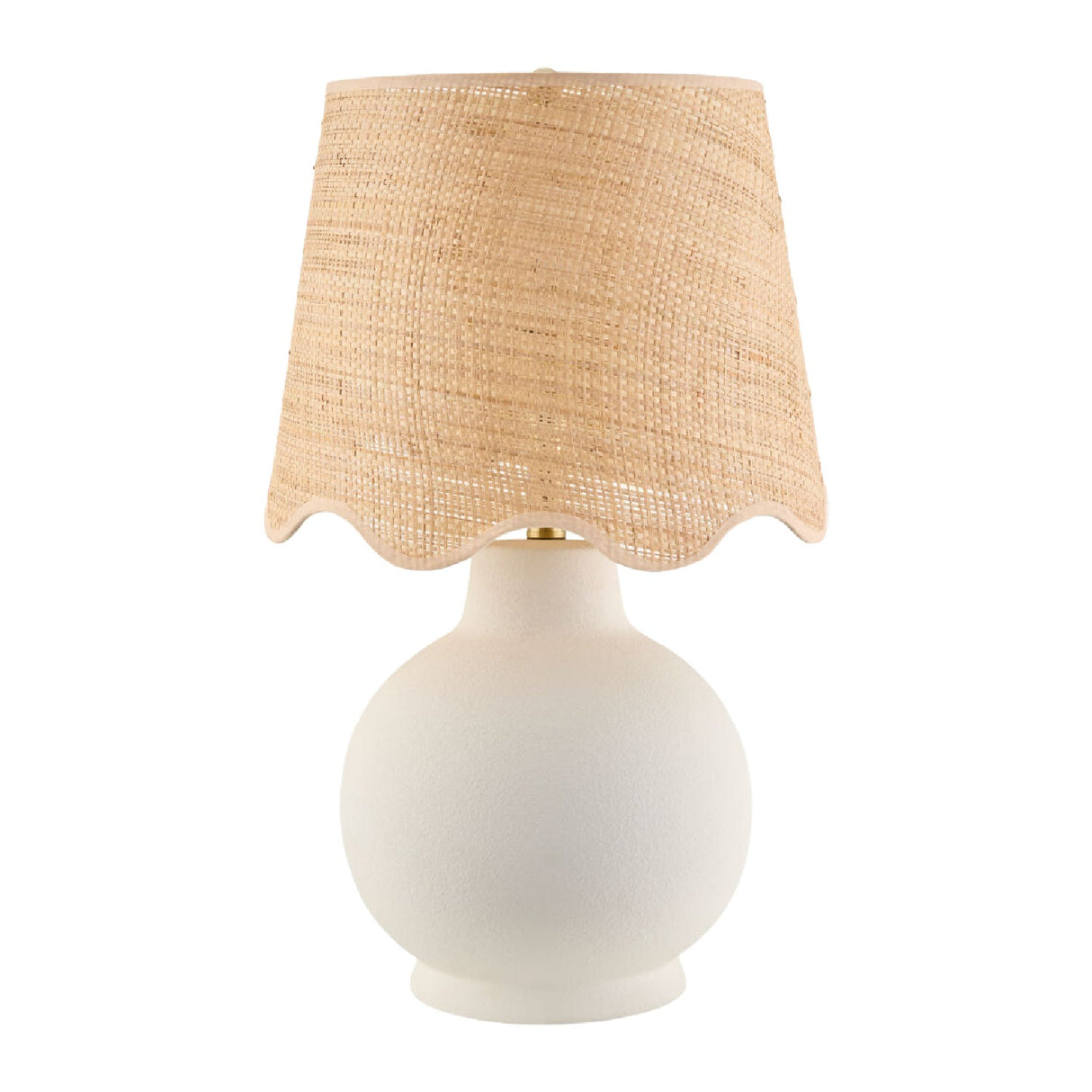 Modern European furniture - Wavy Linen Ceramic Table Lamp - www.oroa.com