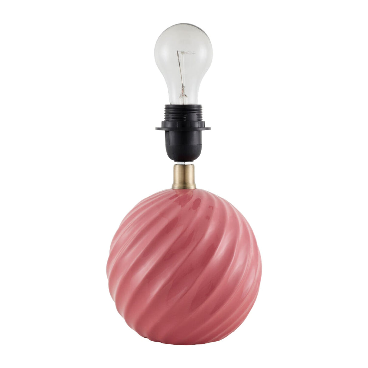Modern European furniture - Round Glazed Ceramic Table Lamp - www.oroa.com