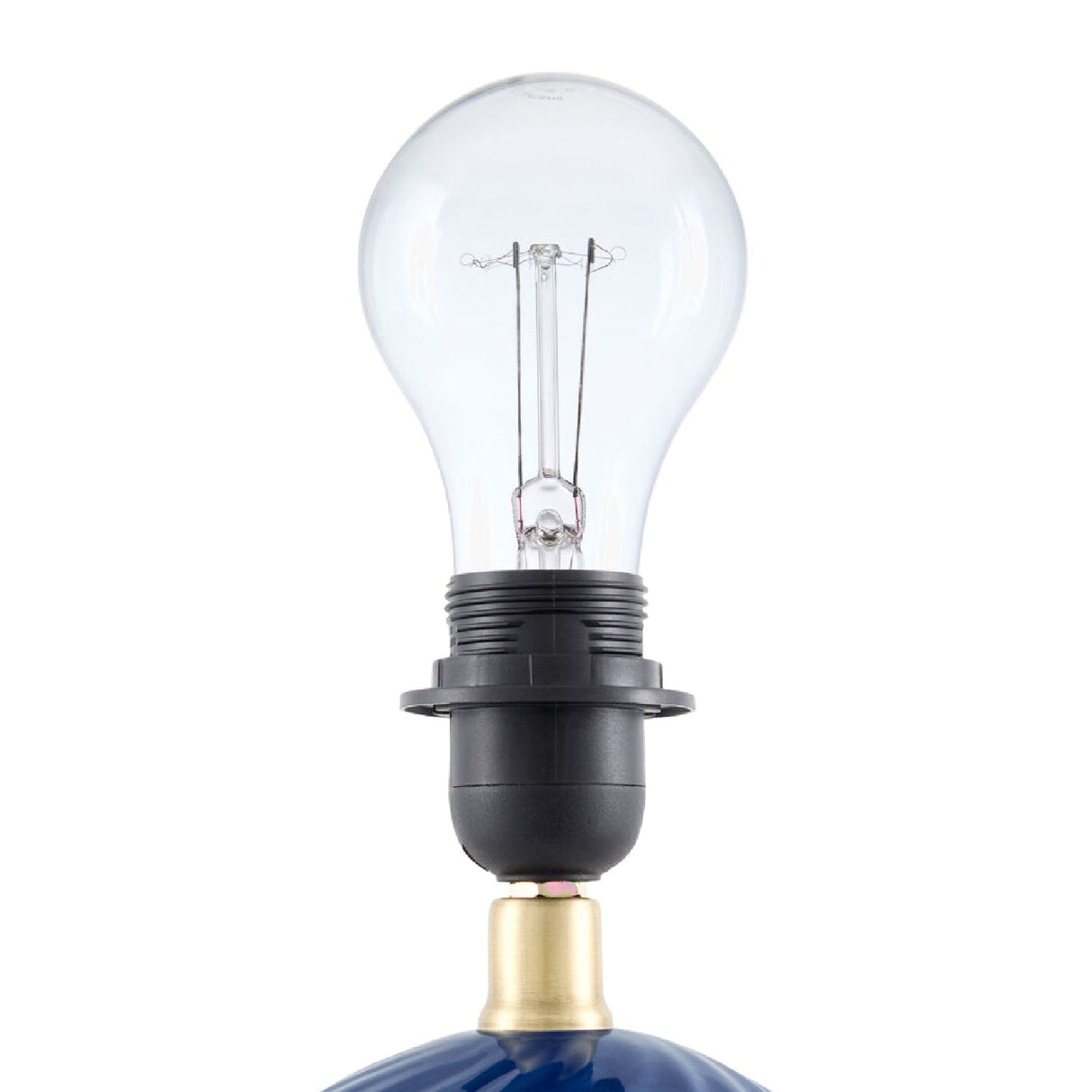 Modern European furniture - Round Glazed Ceramic Table Lamp - www.oroa.com
