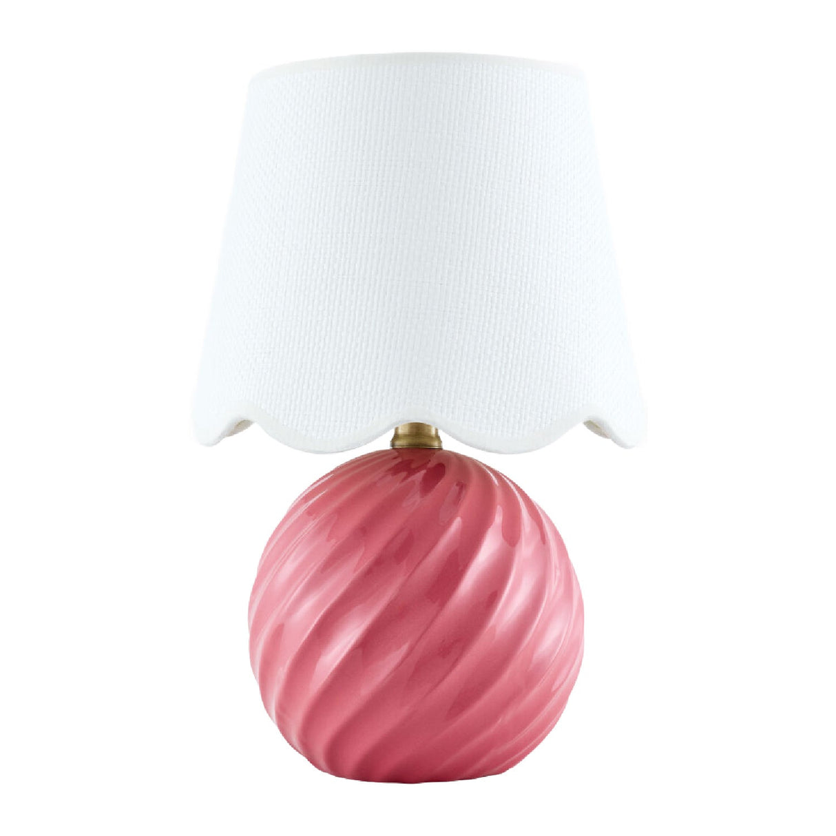 Modern European furniture - Round Glazed Ceramic Table Lamp - www.oroa.com