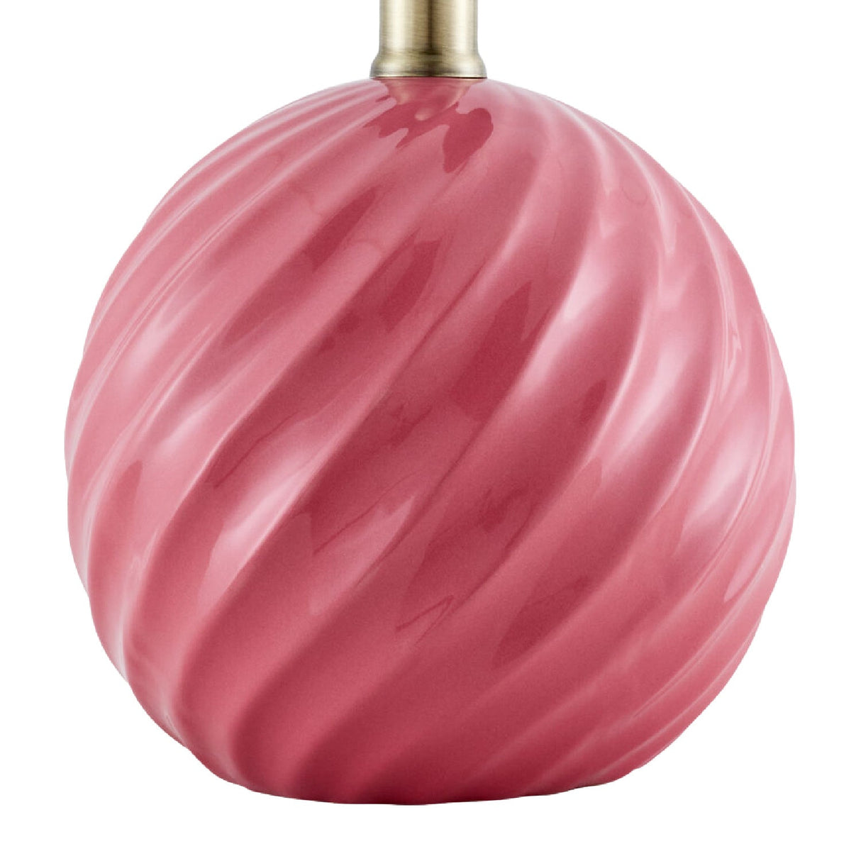 Modern European furniture - Round Glazed Ceramic Table Lamp - www.oroa.com
