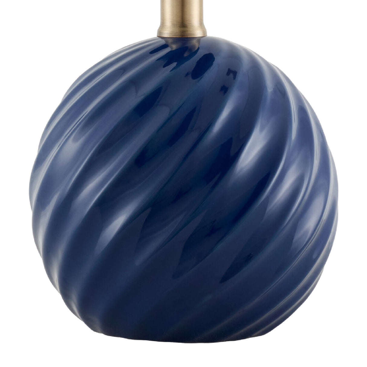 Modern European furniture - Round Glazed Ceramic Table Lamp - www.oroa.com