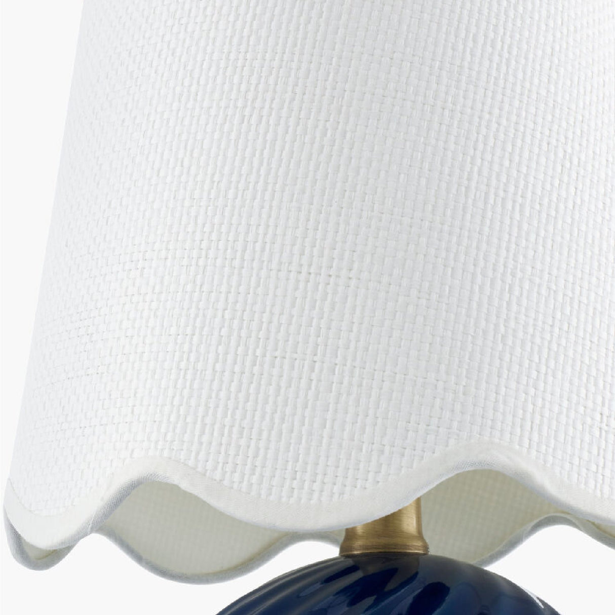 Modern European furniture - Round Glazed Ceramic Table Lamp - www.oroa.com