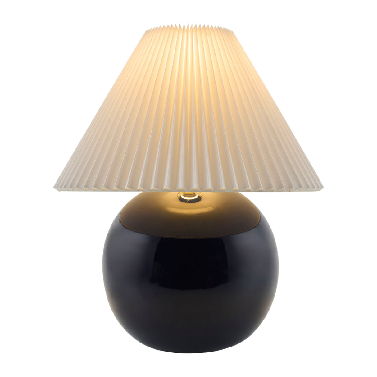 Modern European furniture - Pleated White Fabric Table Lamp - www.oroa.com