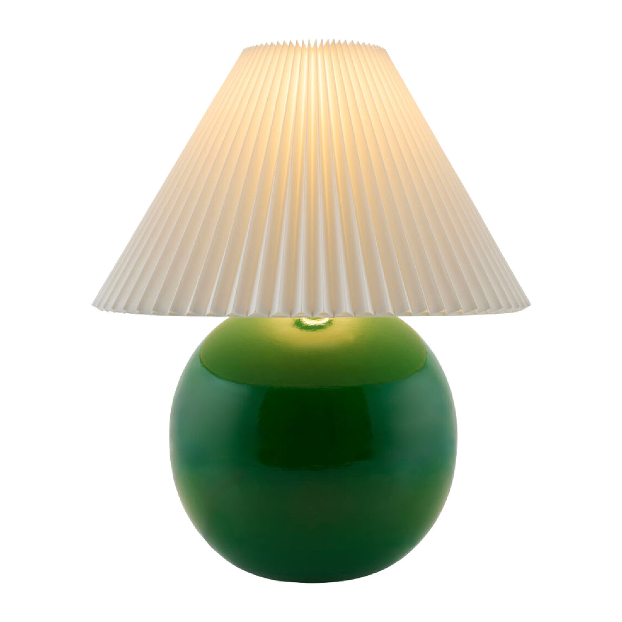 Pleated White Fabric Table Lamp | Oroa.com