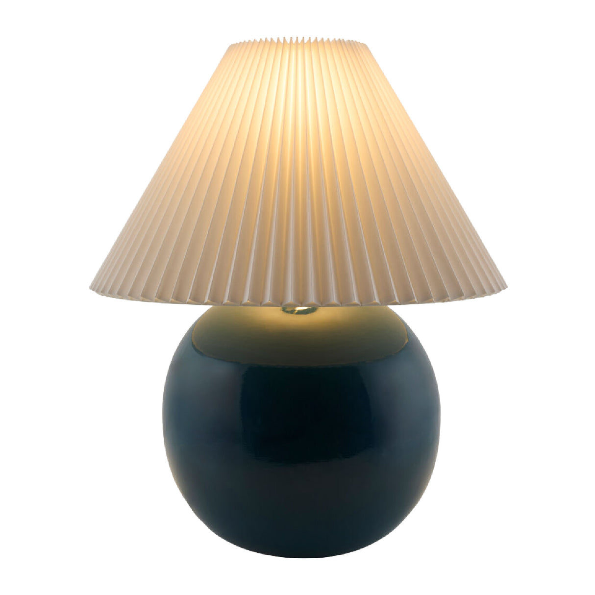 Modern European furniture - Pleated White Fabric Table Lamp - www.oroa.com