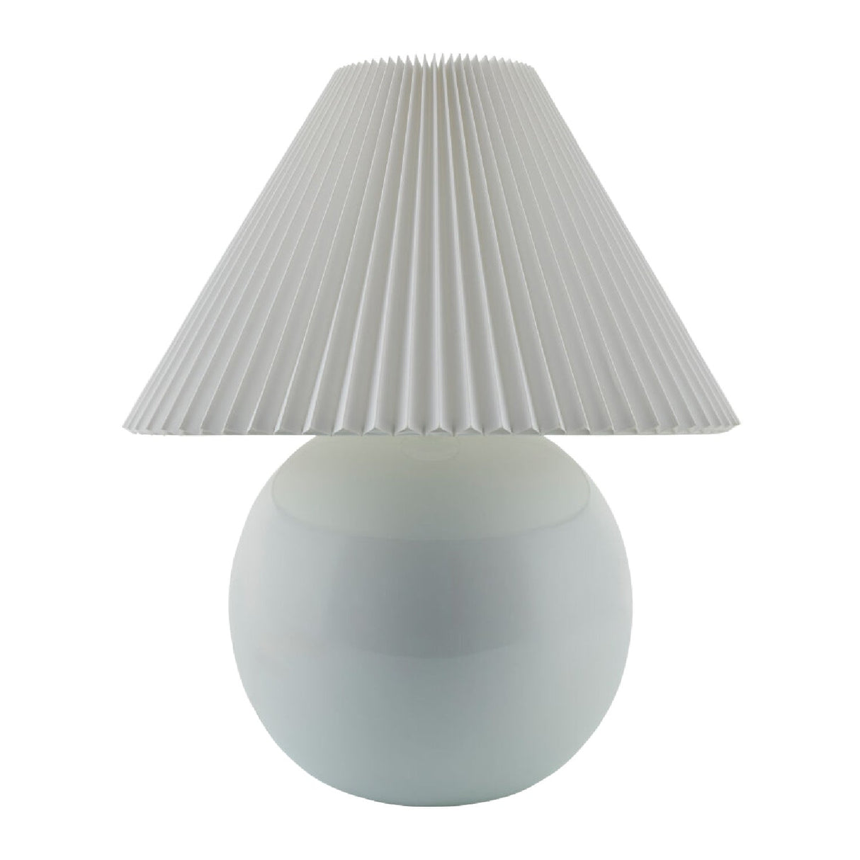 Modern European furniture - Pleated White Fabric Table Lamp - www.oroa.com