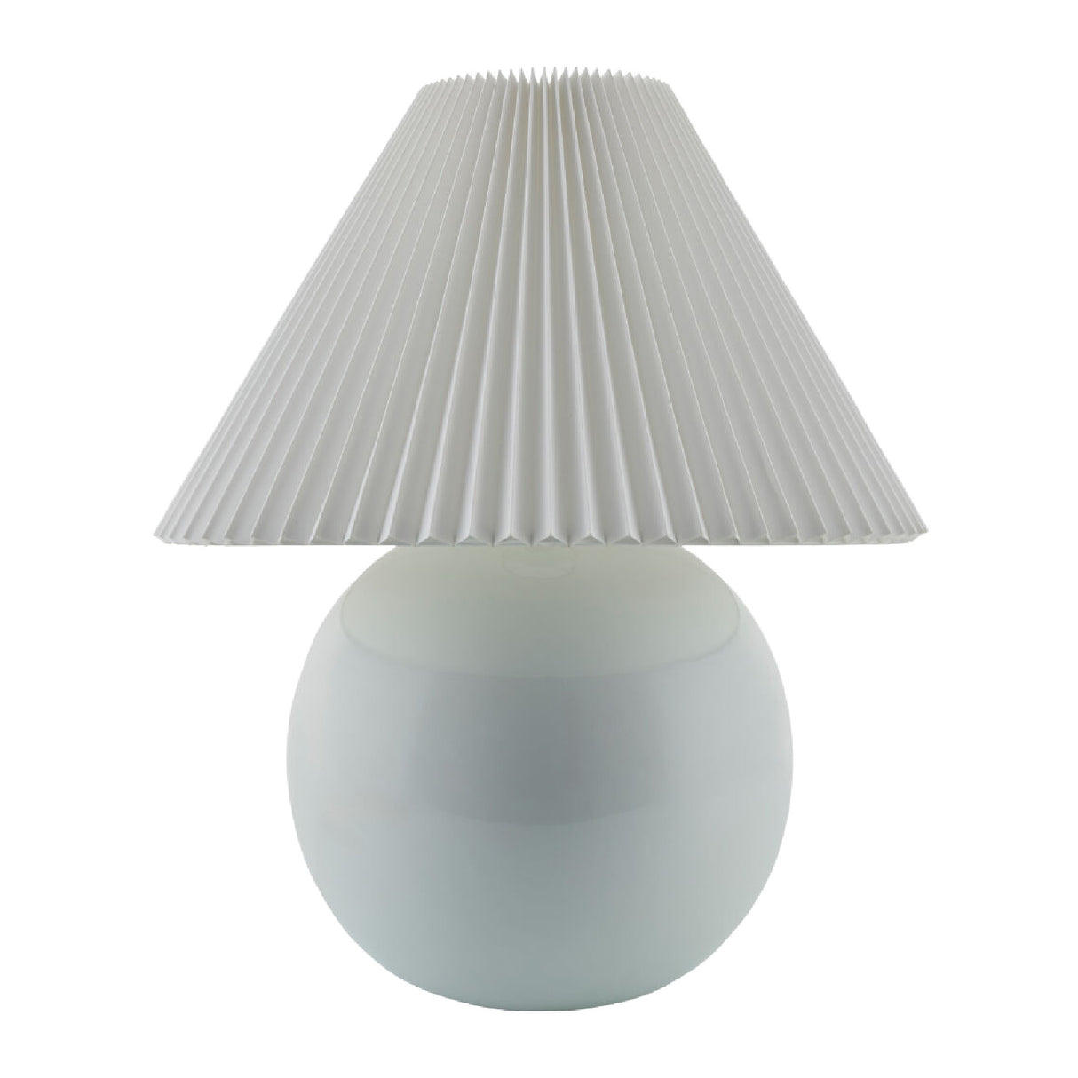 Modern European furniture - Pleated White Fabric Table Lamp - www.oroa.com