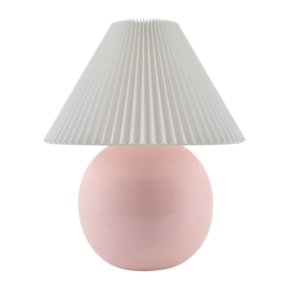 Modern European furniture - Pleated White Fabric Table Lamp - www.oroa.com