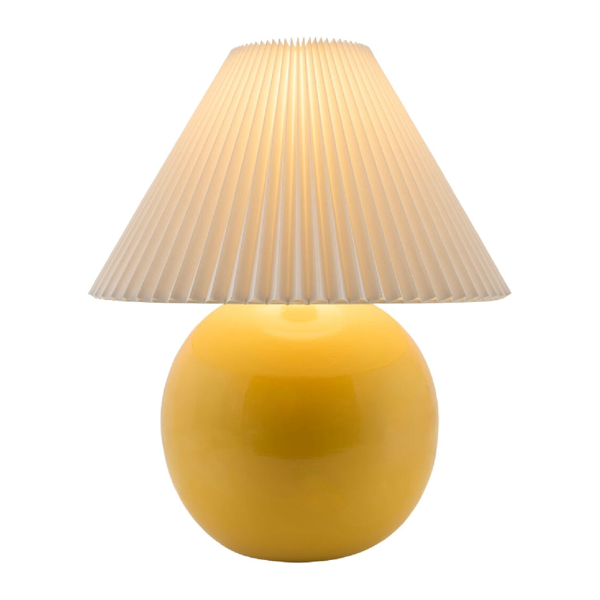 Modern European furniture - Pleated White Fabric Table Lamp - www.oroa.com