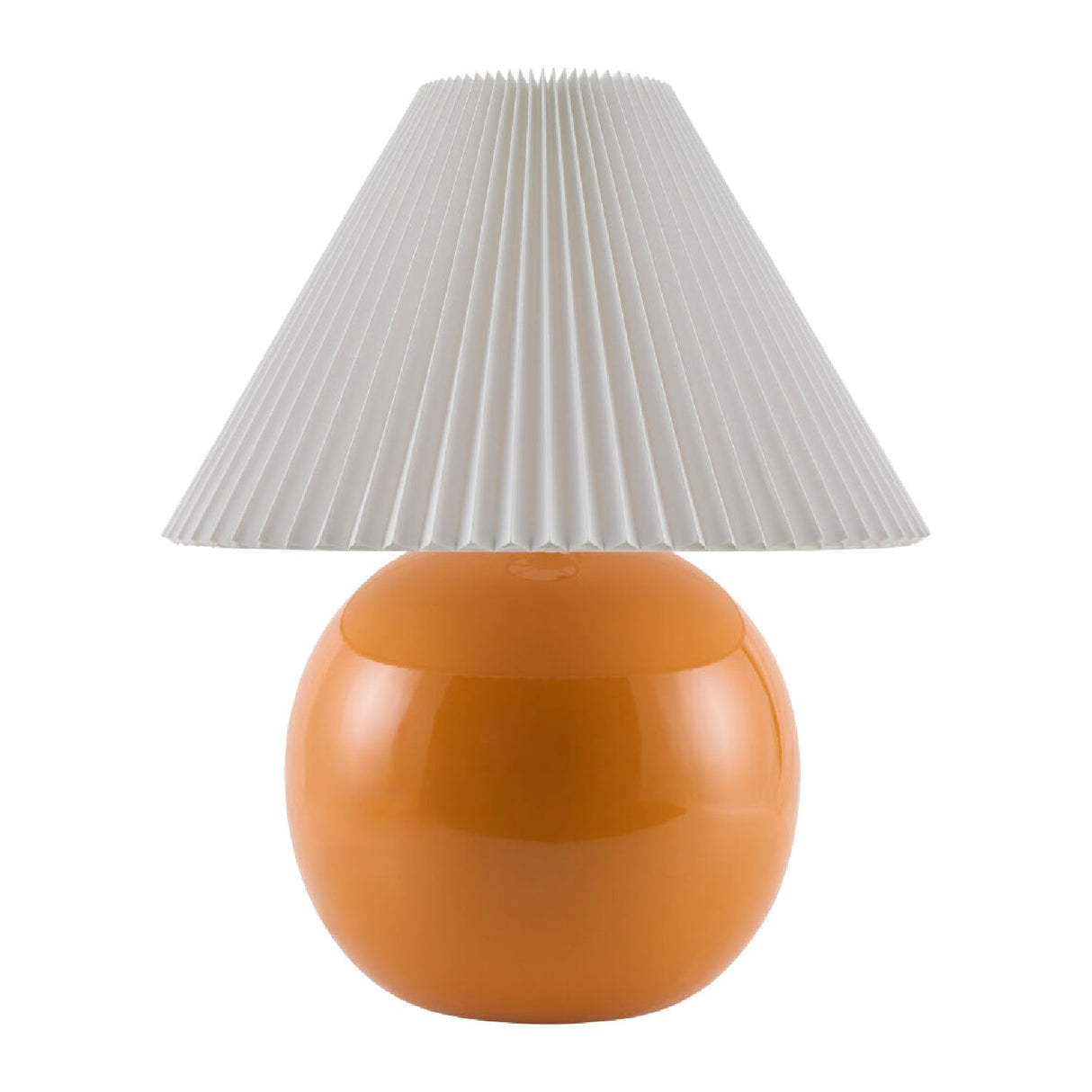 Modern European furniture - Pleated White Fabric Table Lamp - www.oroa.com