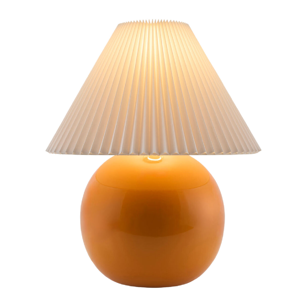Modern European furniture - Pleated White Fabric Table Lamp - www.oroa.com